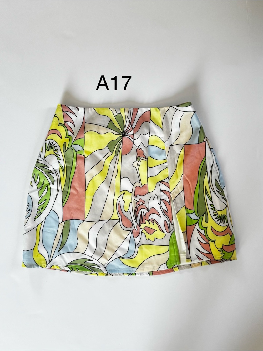 Princess Polly Pastel Abstract Print Mini Skirt